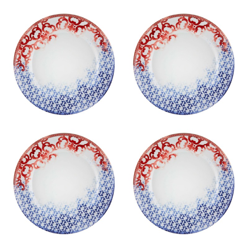 Set of 4 Dinner Plate Timeless Vista Alegre