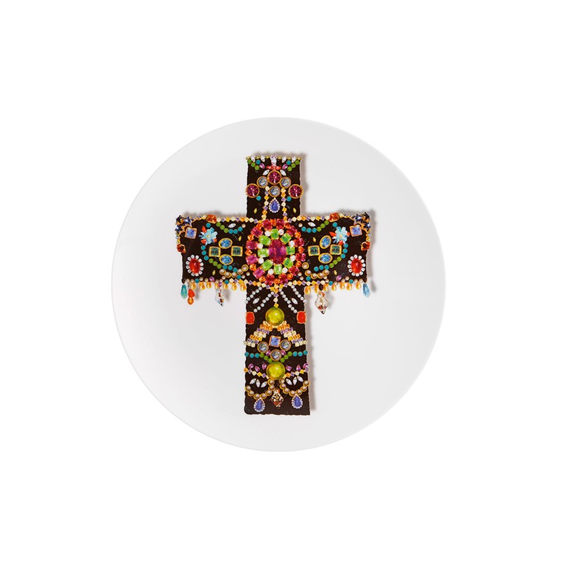 Dessert Plate Lacroix Black Vista Alegre