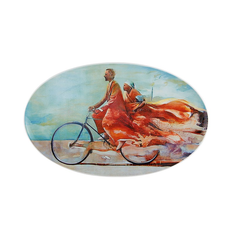 Oval Platter Emergência Pedalando Vista Alegre