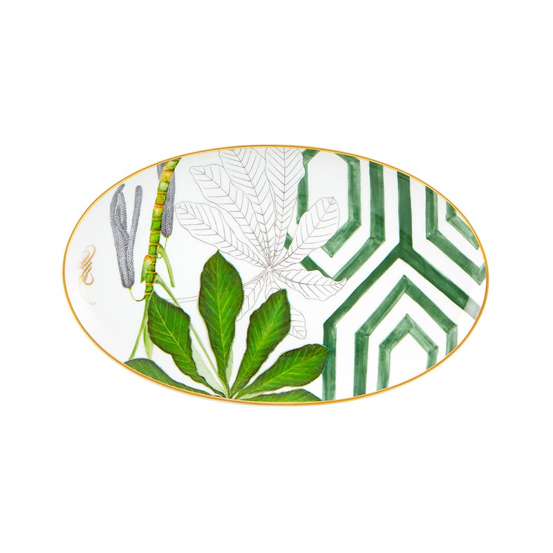 Small Oval Platter Amazonia Vista Alegre