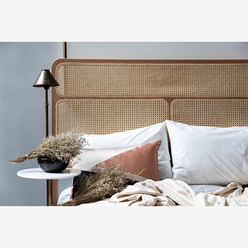Black Rattan Headboard Lagu