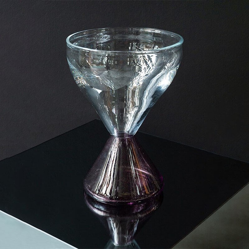 Purple Accented Hour Glass Vase Lagu