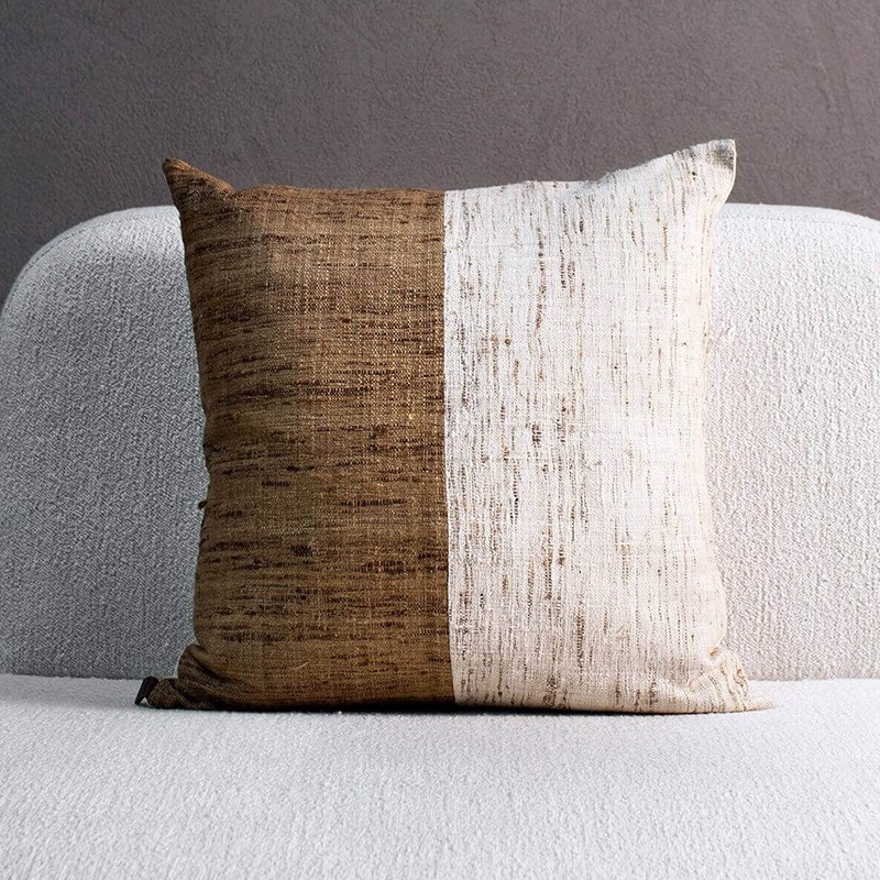 Striped Silk Linen Cushion  - Lagu