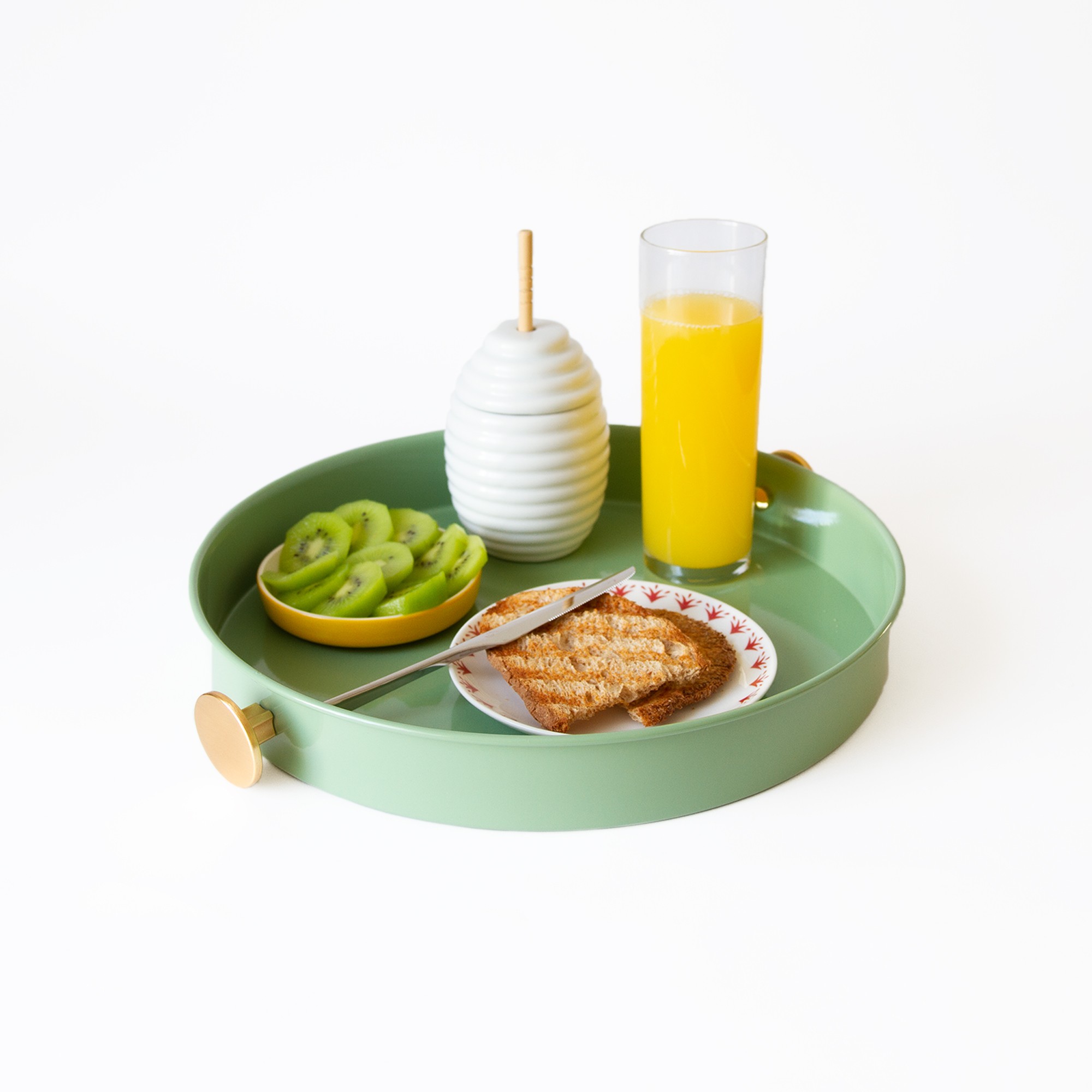 Polka Serving Tray Mint  - Kitbox Design