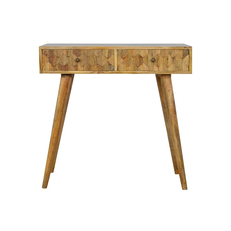 Pineapple Carved Console Table Artisan Furniture