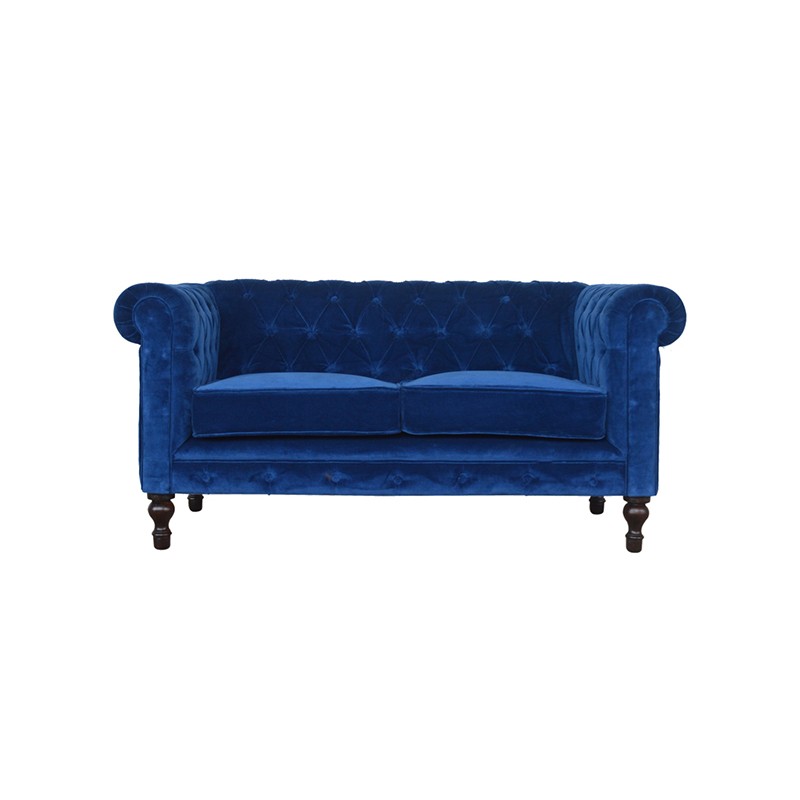Royal Blue Velvet Chesterfield Sofa Artisan Furniture