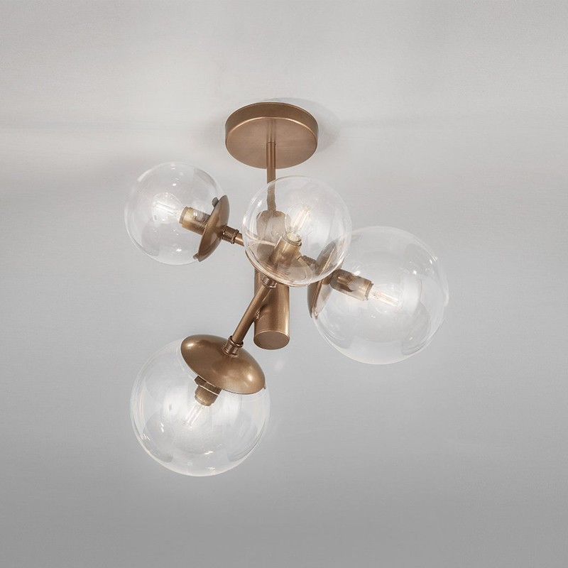 Global Ceiling Light 3 Metal Lux