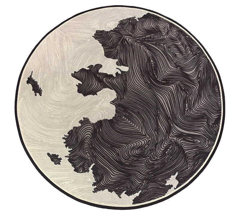 Contemporary  Wool Rug Discovery Nature Luxury Collection - DUNES Alexander's Collection