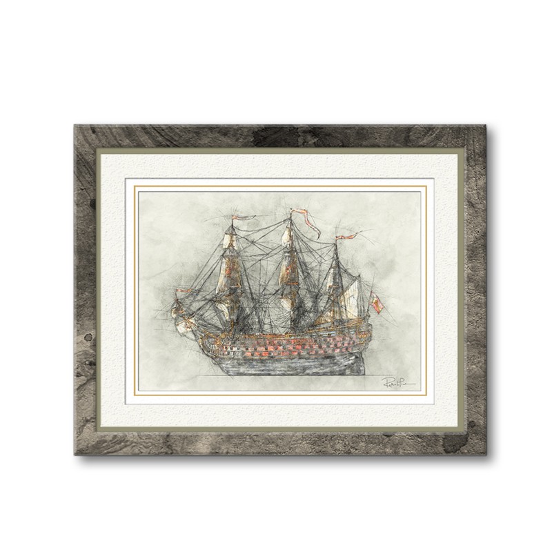 Vintage Ship 8 Easels & Tripods