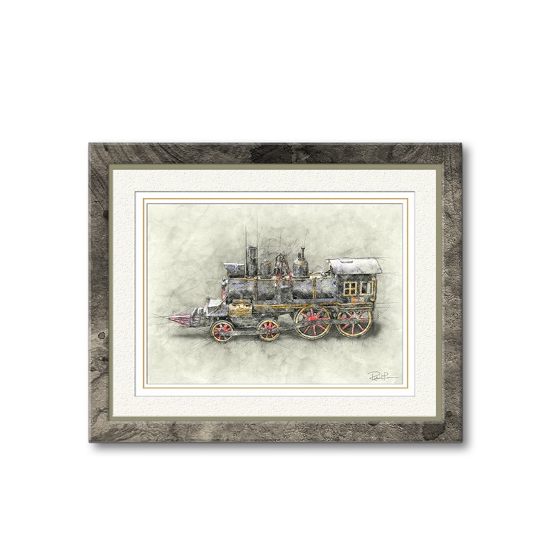 Vintage Train 2 Easels & Tripods