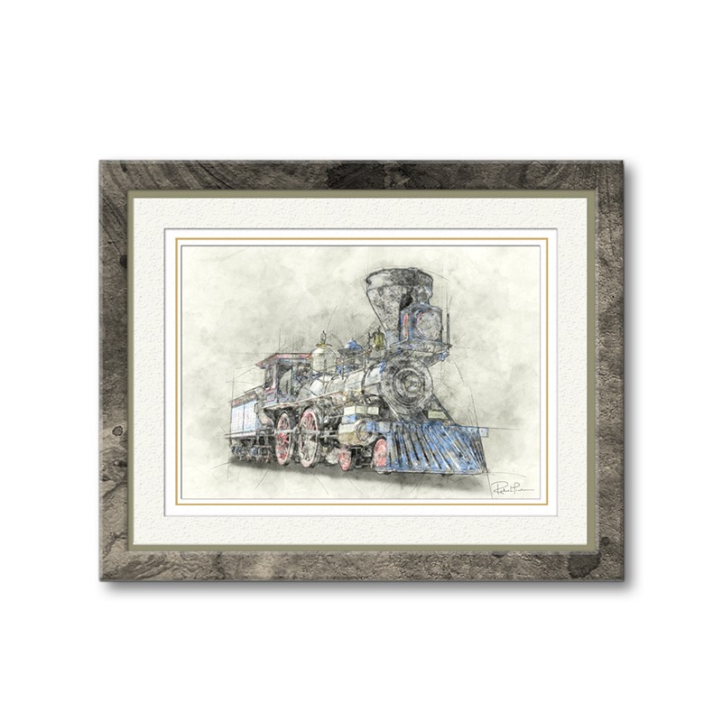 Vintage Train 3 Easels & Tripods