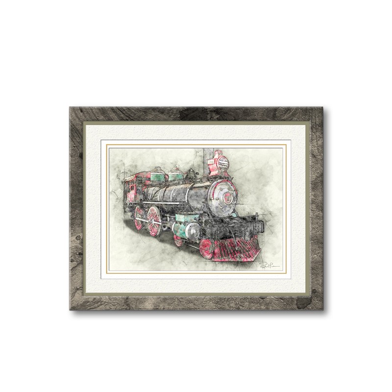 Vintage Train 7 Easels & Tripods