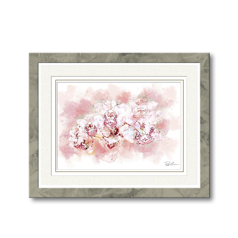 Watercolor Orchids 10 Easels & Tripods