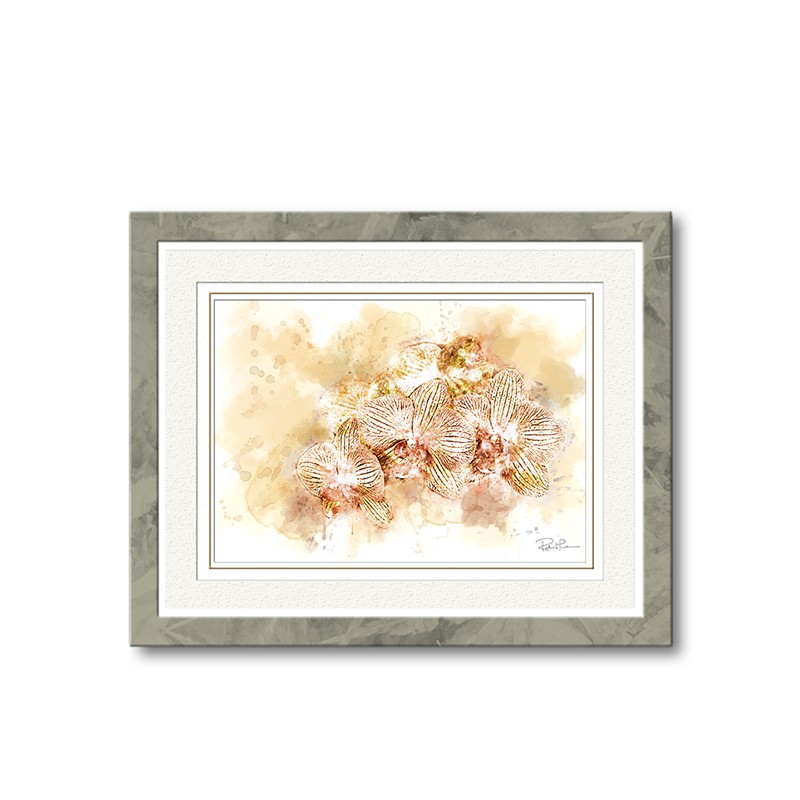 Watercolor Orchids 20 Easels & Tripods