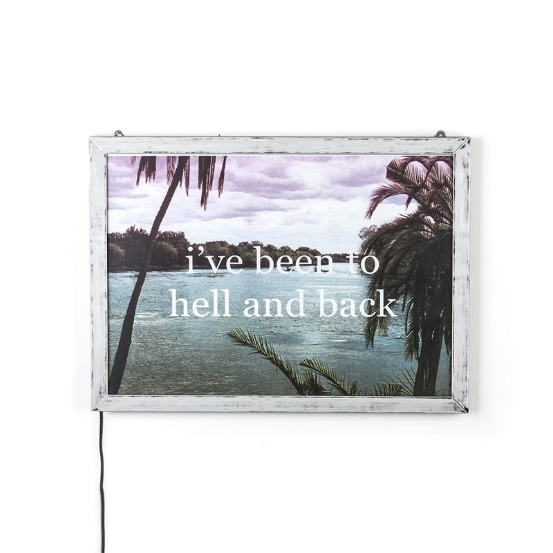 Frame It Poster Ive Been Back To Hell And Back Seletti