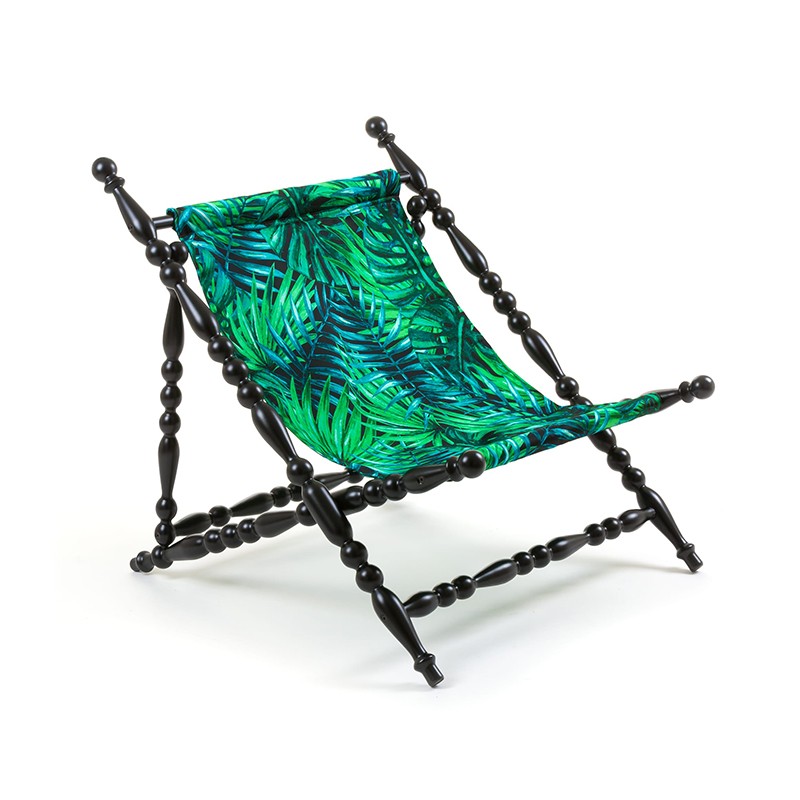 Heritage Foldable Deckchair Leave Seletti
