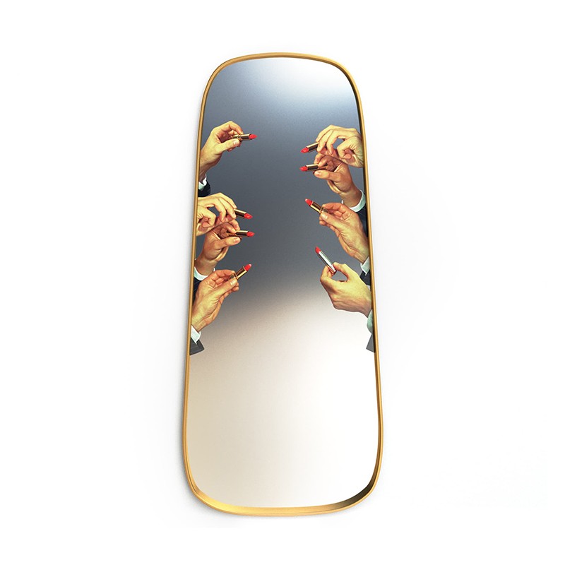 Mirror Gold Frame Lipsticks Seletti