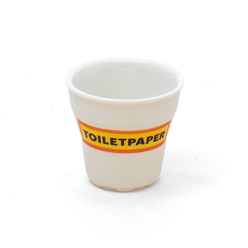 Toiletpaper for Estetico Quotidiano Coffee Cup Set of 6 Seletti