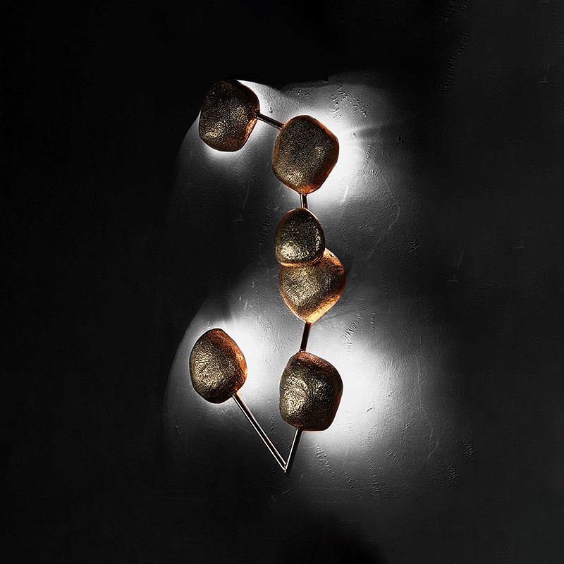 Gold Plated Brass Wall Lamps Art 2122 04 00 CIANI ATELIER