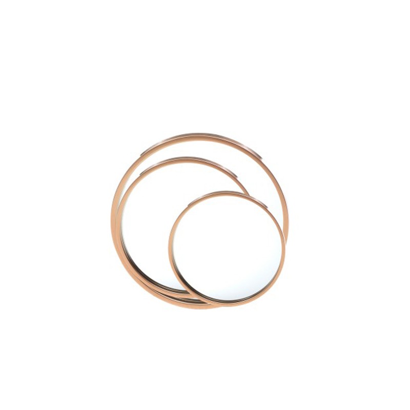 3 PCS Copper Mirror Set Saloni