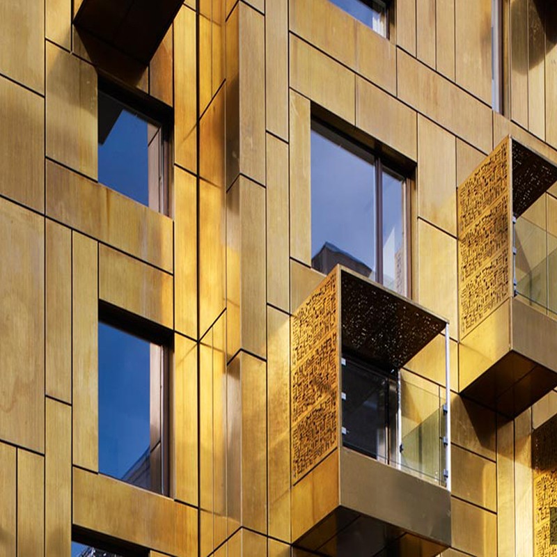 Brass Gold Cladding Solutions Mixx Cladding