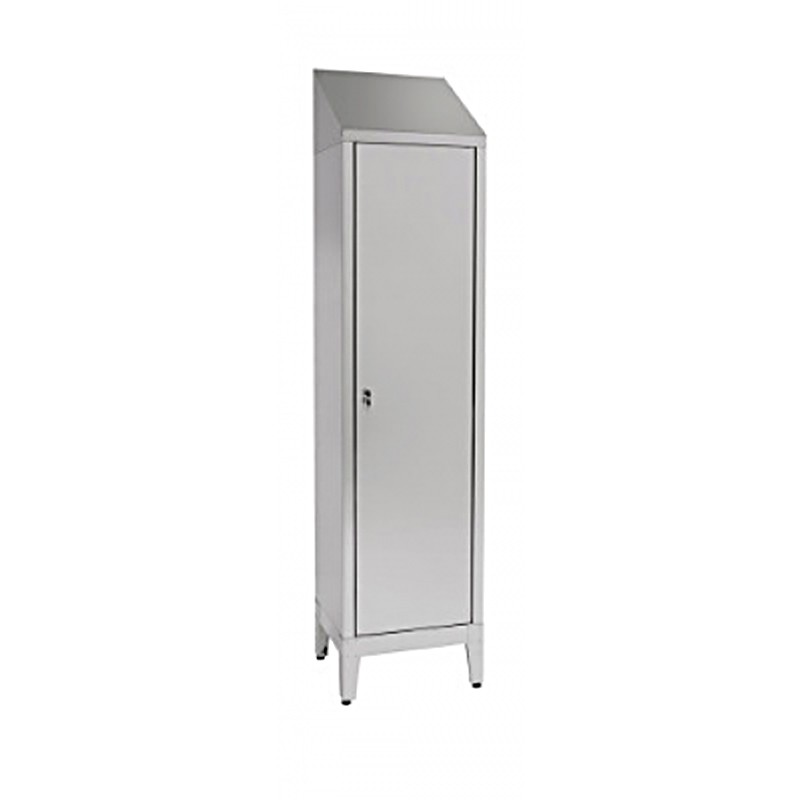 Locker In Stainless Steel AISI 430 to 1 in 1 place with Partition Door Dirty Clean Castellani