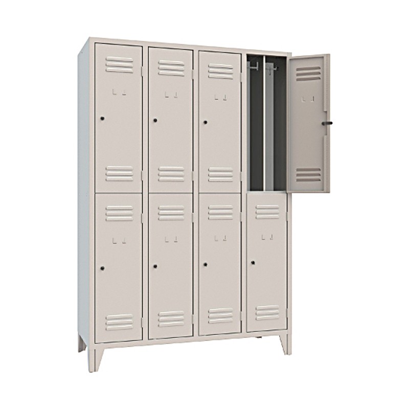 Metal Locker For Locker Room With 8 Doors With Internal Partition Castellani