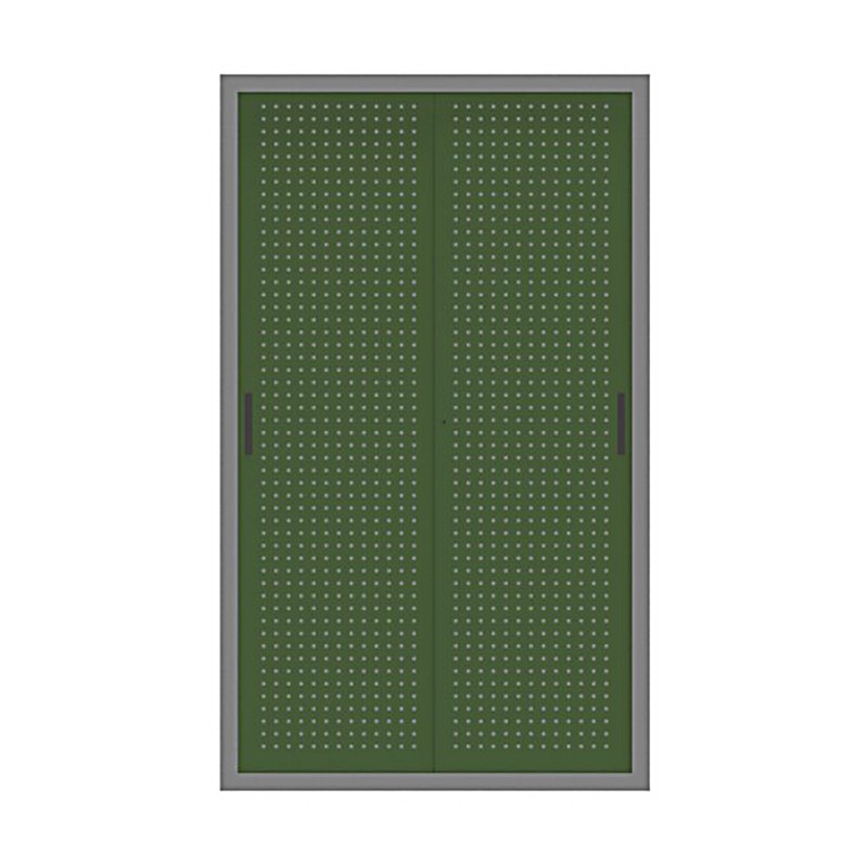 Storage Cupboard With Sliding Doors In Perforated Castellani