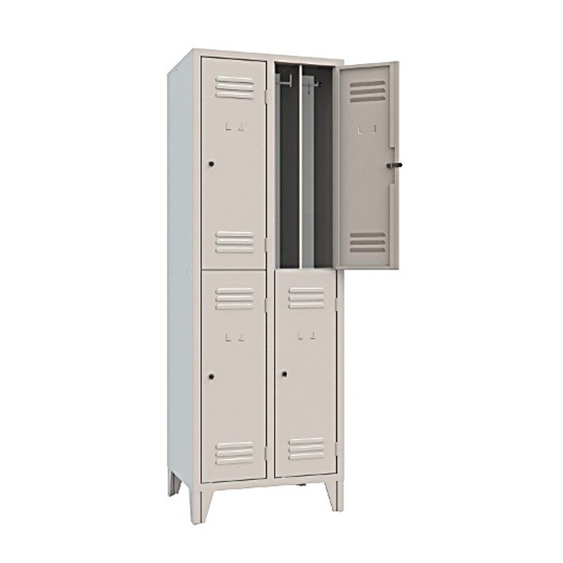 Top Mounted Metal Locker With 4 Doors With A Clean Dirty Partition Castellani